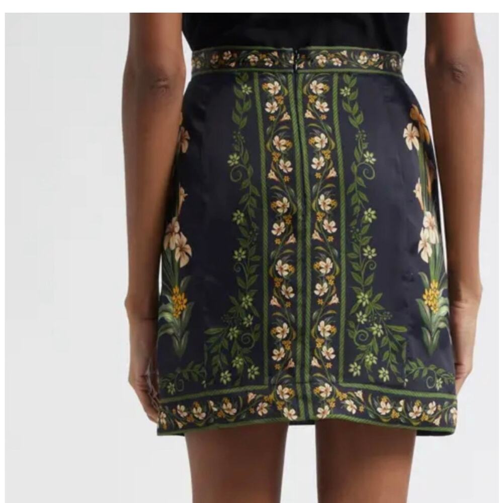 FARM Rio Flowers Arch Wrap Front Mini Skirt - Vibrant Floral - Picture 2 of 5